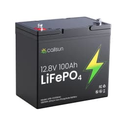 Callsun 12V 100Ah LiFePO4 Battery (1,280 Wh)
