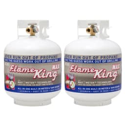 Flame King 20 lb Propane Tanks, 2 Pack